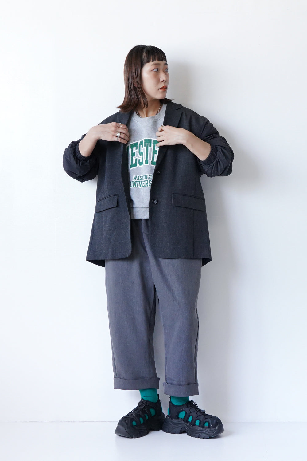 CHIGNON】袖MA-1ドッキングジャケット – LILA & CITTA ONLINE SHOP