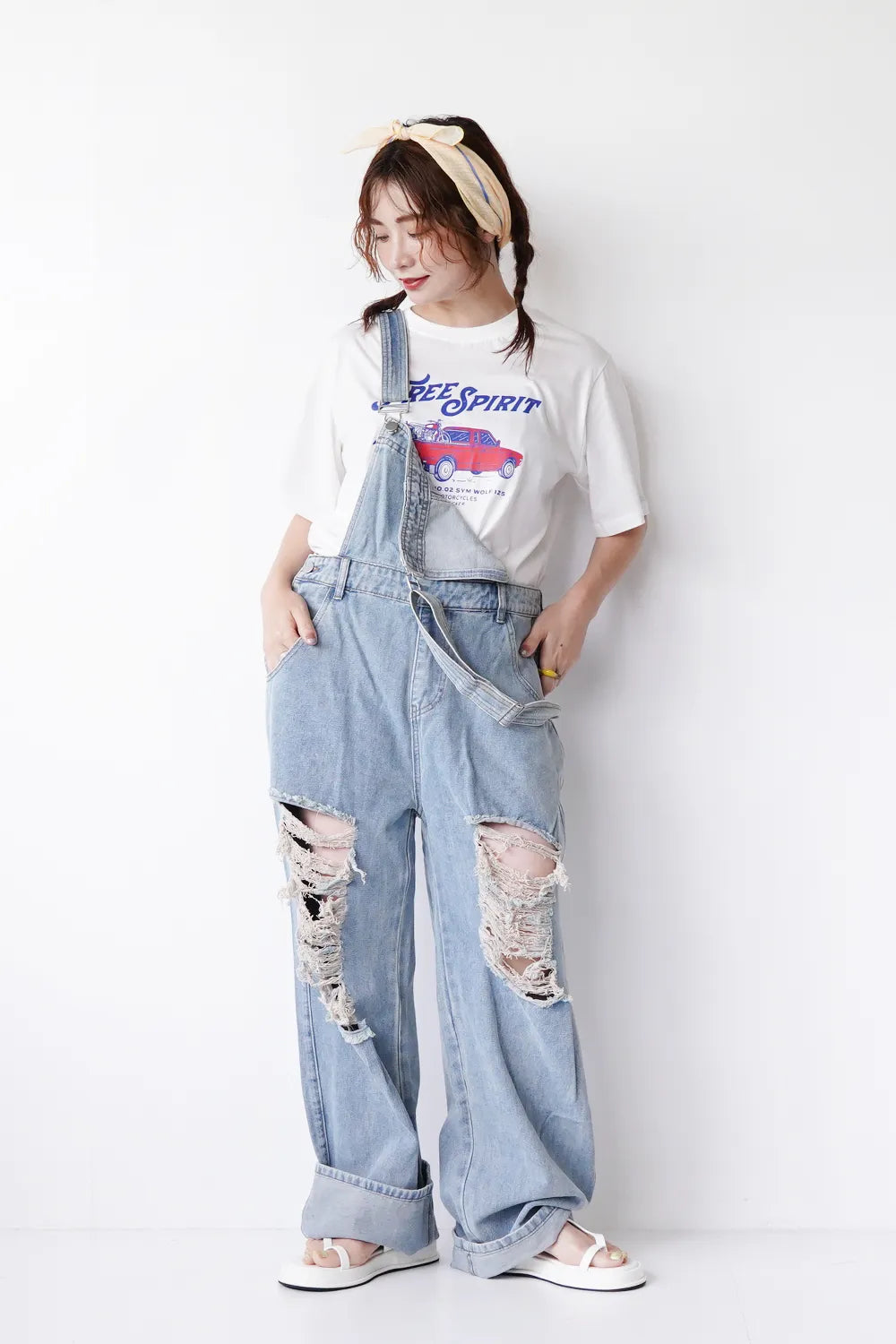 ダメージカットオーバーオール – LILA & CITTA ONLINE SHOP