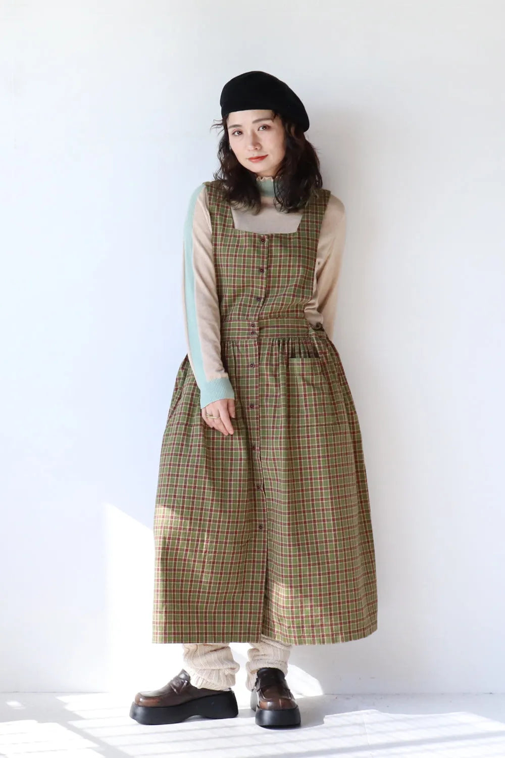 前後2wayチェック柄ジャンパースカート – LILA & CITTA ONLINE SHOP