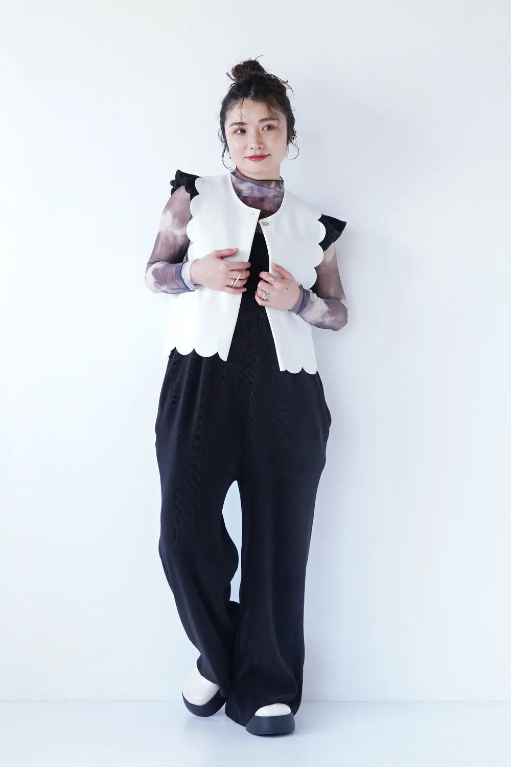 スカラップショートベスト – LILA & CITTA ONLINE SHOP