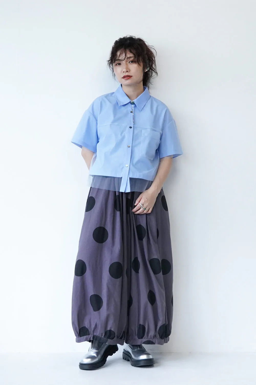 MICALLE MICALLE】チュールレイヤードシャツ – LILA & CITTA ONLINE SHOP