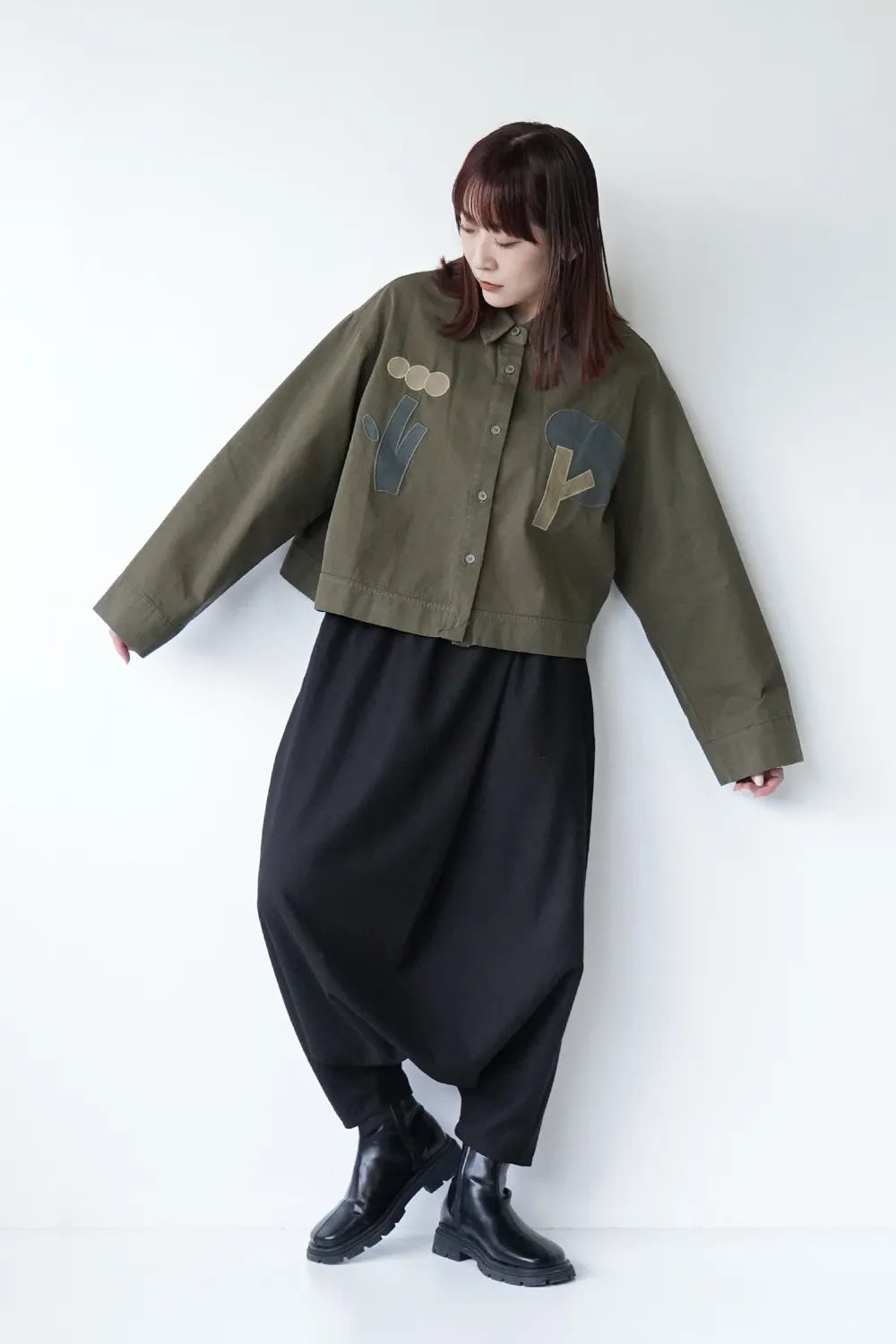 ツリーパッチワークジャケット風シャツ – LILA & CITTA ONLINE SHOP