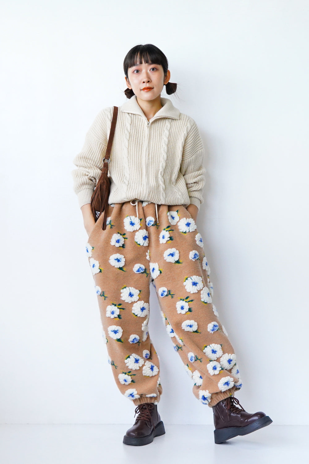 ボア花柄フリースパンツ – LILA & CITTA ONLINE SHOP