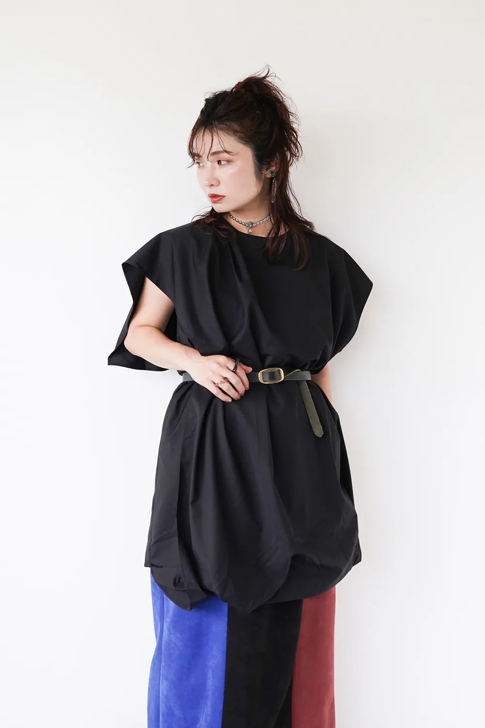 レイヤードバルーンチュニックワンピース – LILA & CITTA ONLINE SHOP