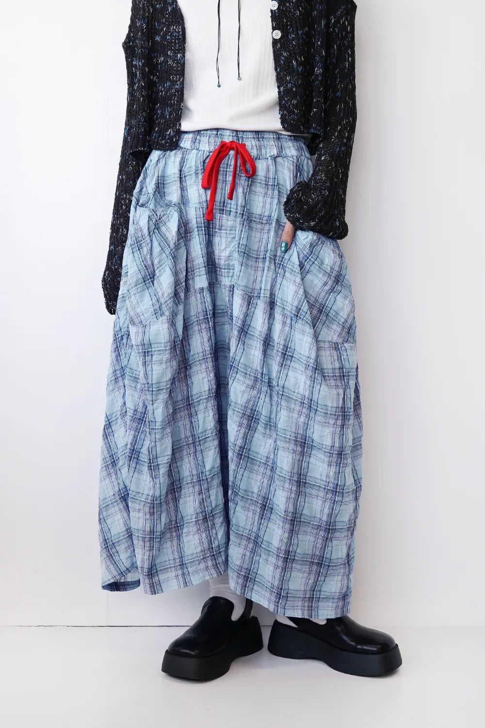 ビッグチェック柄コットンワイドパンツ – LILA & CITTA ONLINE SHOP