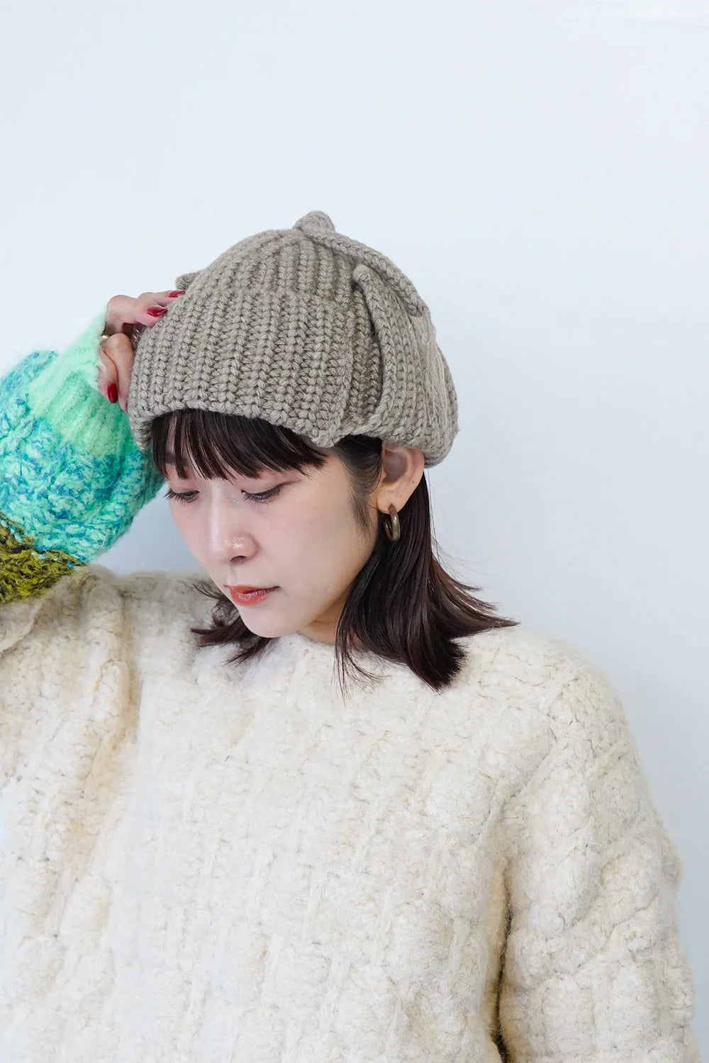 耳当て付きニット帽 – LILA & CITTA ONLINE SHOP