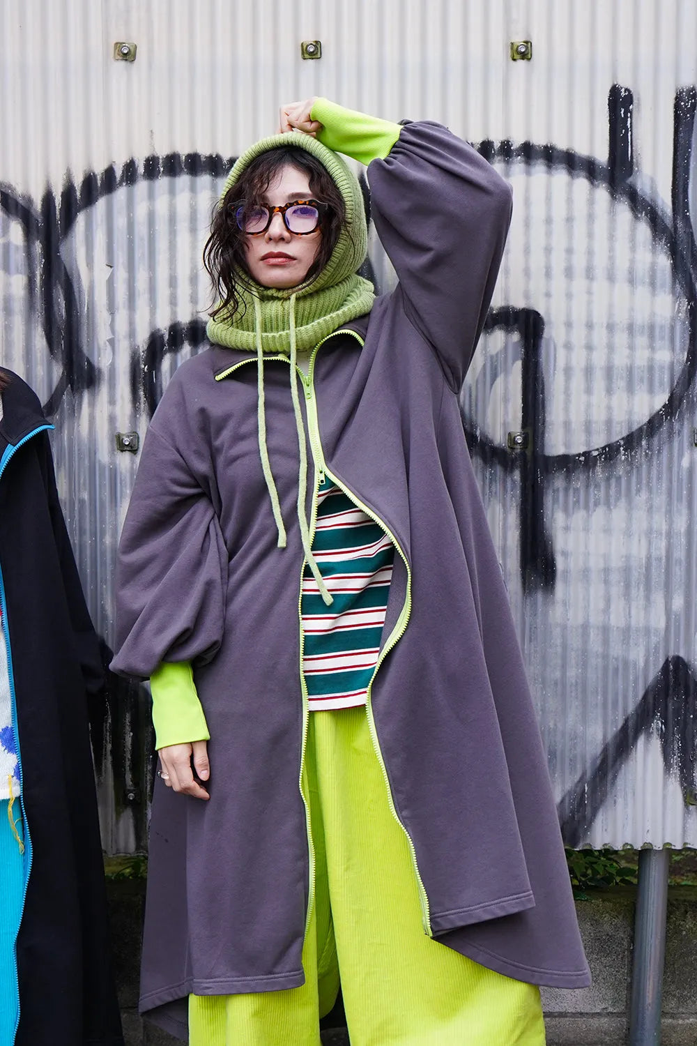 LILA n' citta】裏毛ジップバイカラーワンピース – LILA & CITTA