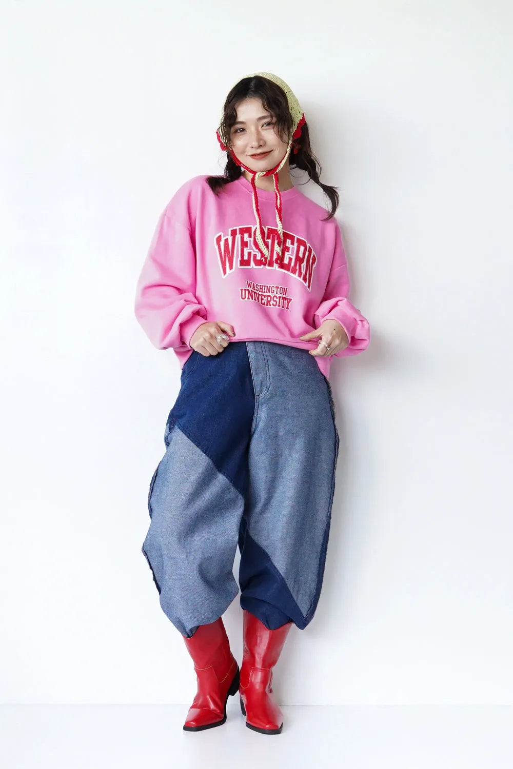 ウエスタンミドルブーツ