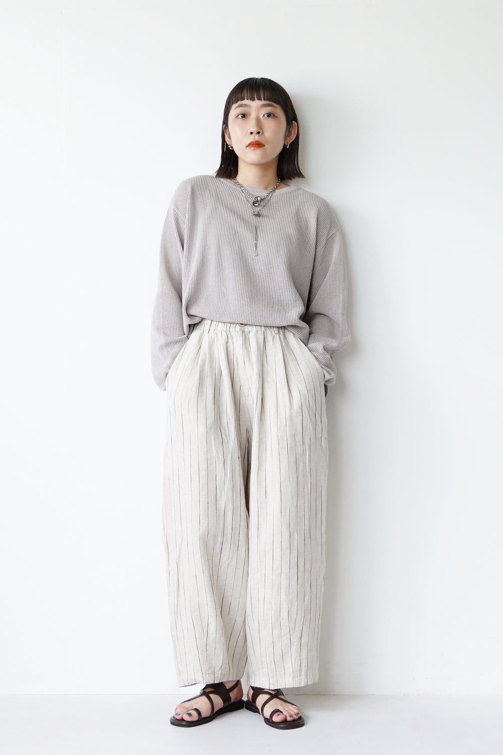 シアーメッシュルーズロンT2色 NEOS（KOKUYO） セーター ニット 「neos -addictive design