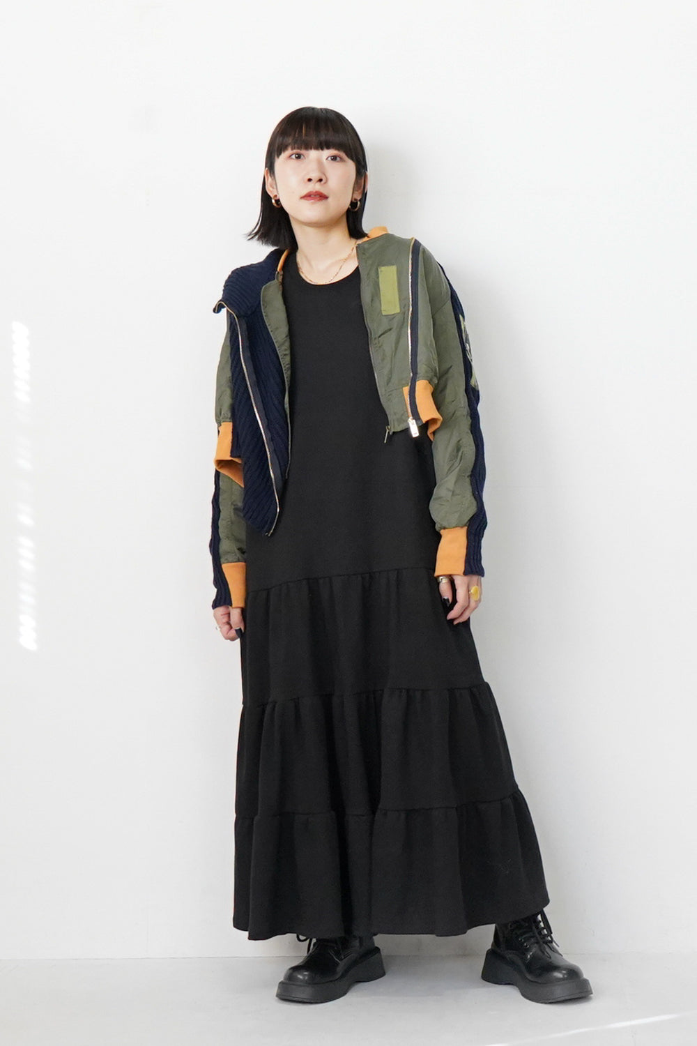 ニットドッキングMA-1 – LILA & CITTA ONLINE SHOP ニットドッキングMA-1 – LILA & CITTA ONLINE SHOP
