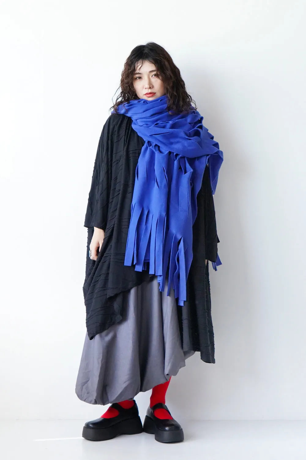 アシメヘムバルーンスカート