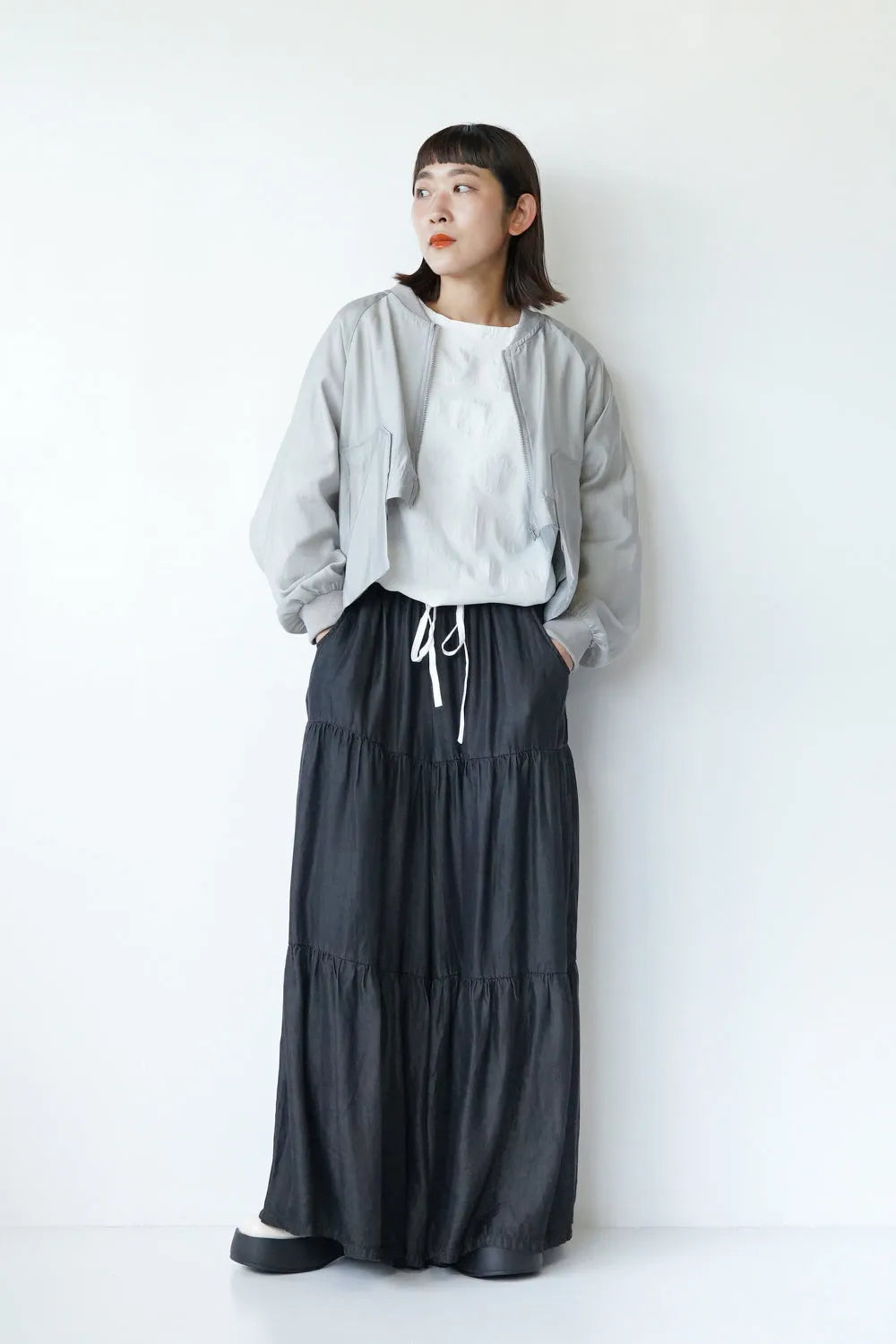 段違いビッグポケットシアーブルゾン