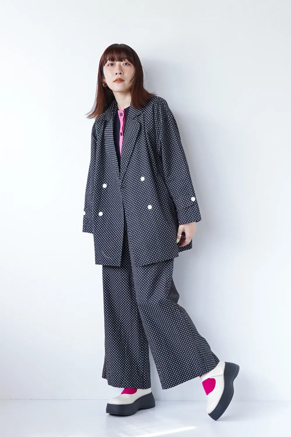 【fu-dueka::】50sツイルプリントショートトレンチコート