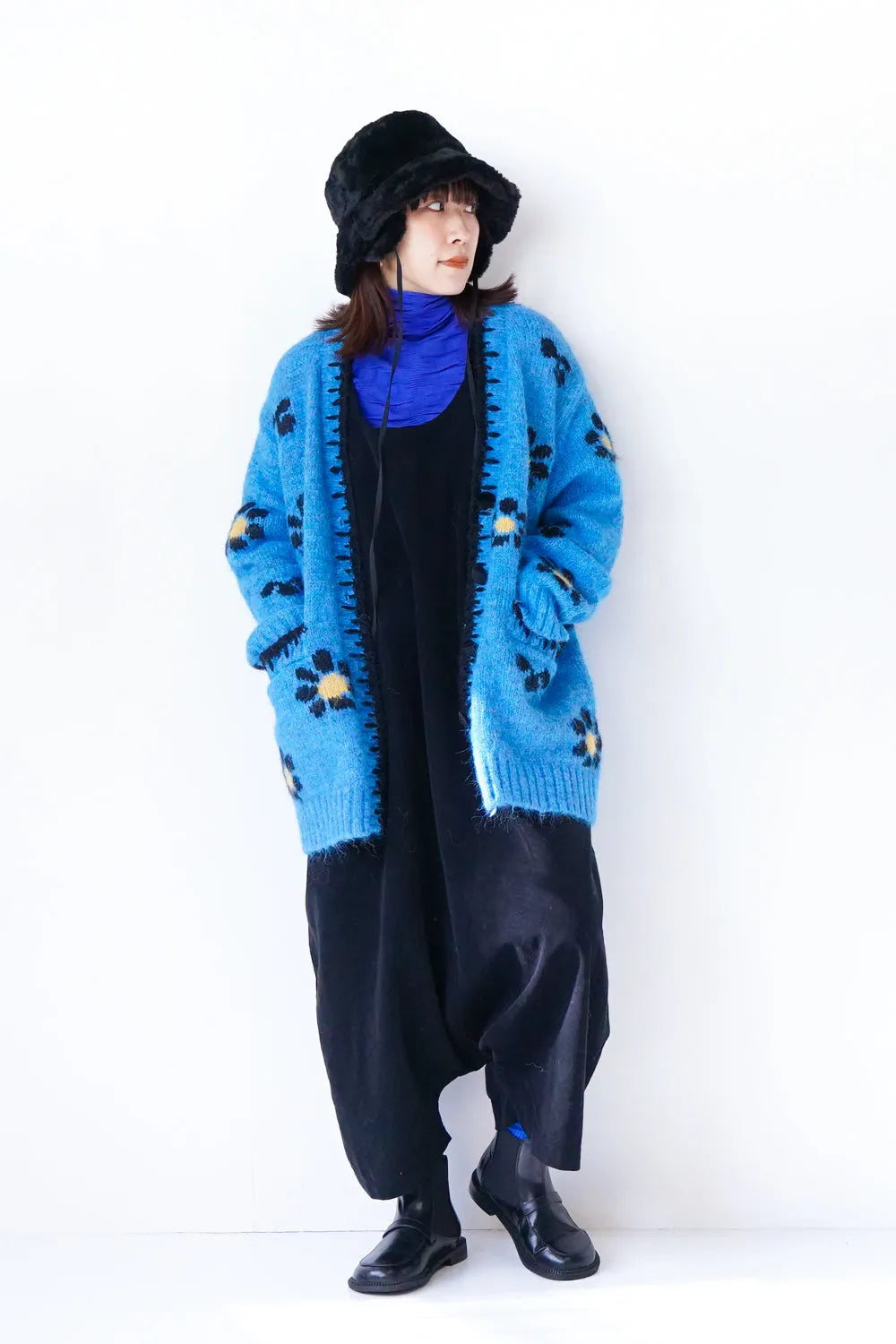 コーデュロイサルエルサロペット