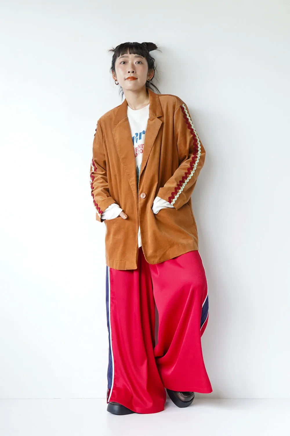 【LILA n’ citta】リックラックコーデュロイジャケット