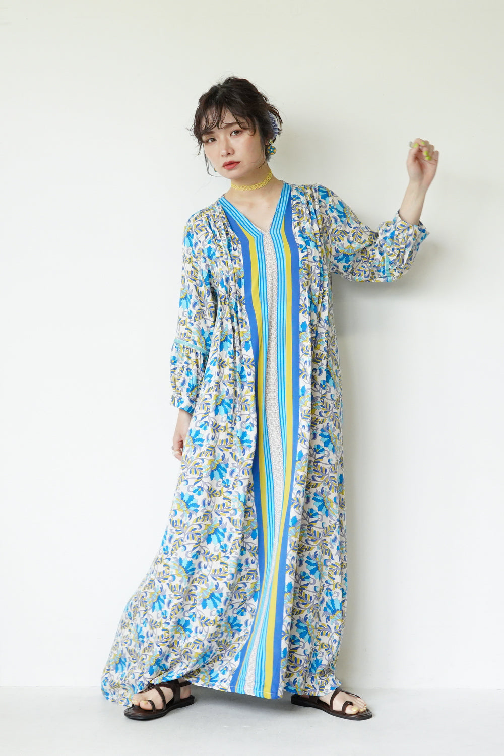 日本未入荷♪Bretta Lila dress*フローラルワンピース B49OP301 Le Fleurie Chiffon Onepiece Dress – BABY, the Stars