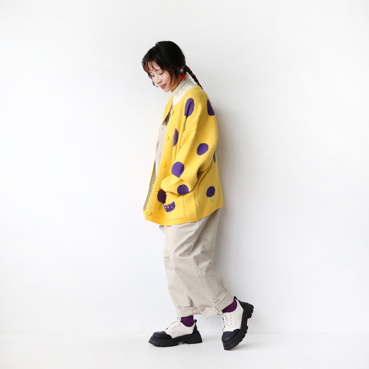 ニットカーディガン Schott N.Y.C カーディガン Schott/ショット/LS ZIP KNIT