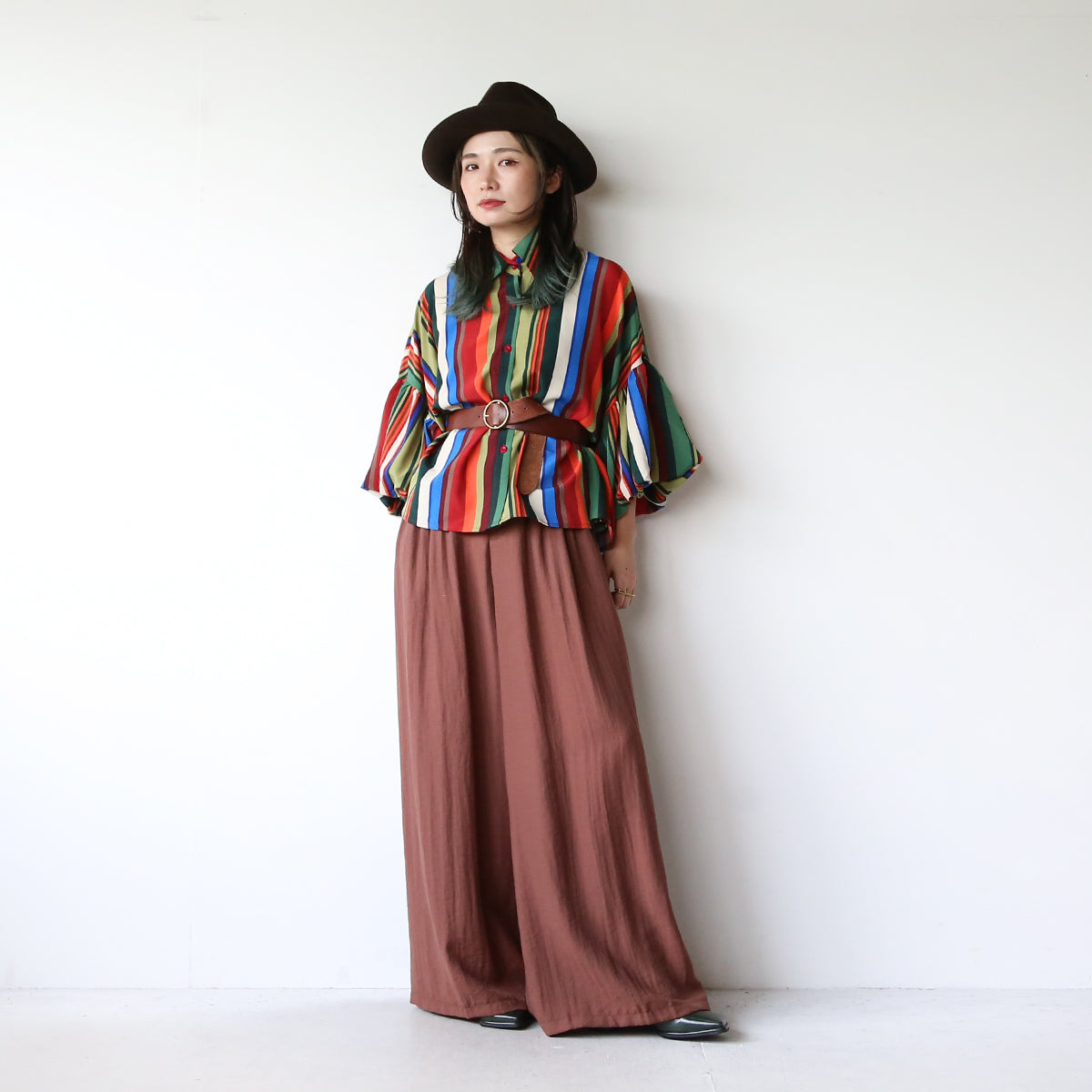LILA n'citta】チェック柄ワイドパンツ – LILA & CITTA ONLINE SHOP