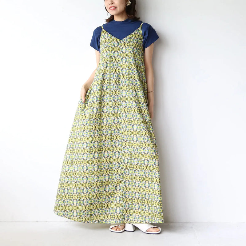 【LILA n’ citta】柄キャミワンピース