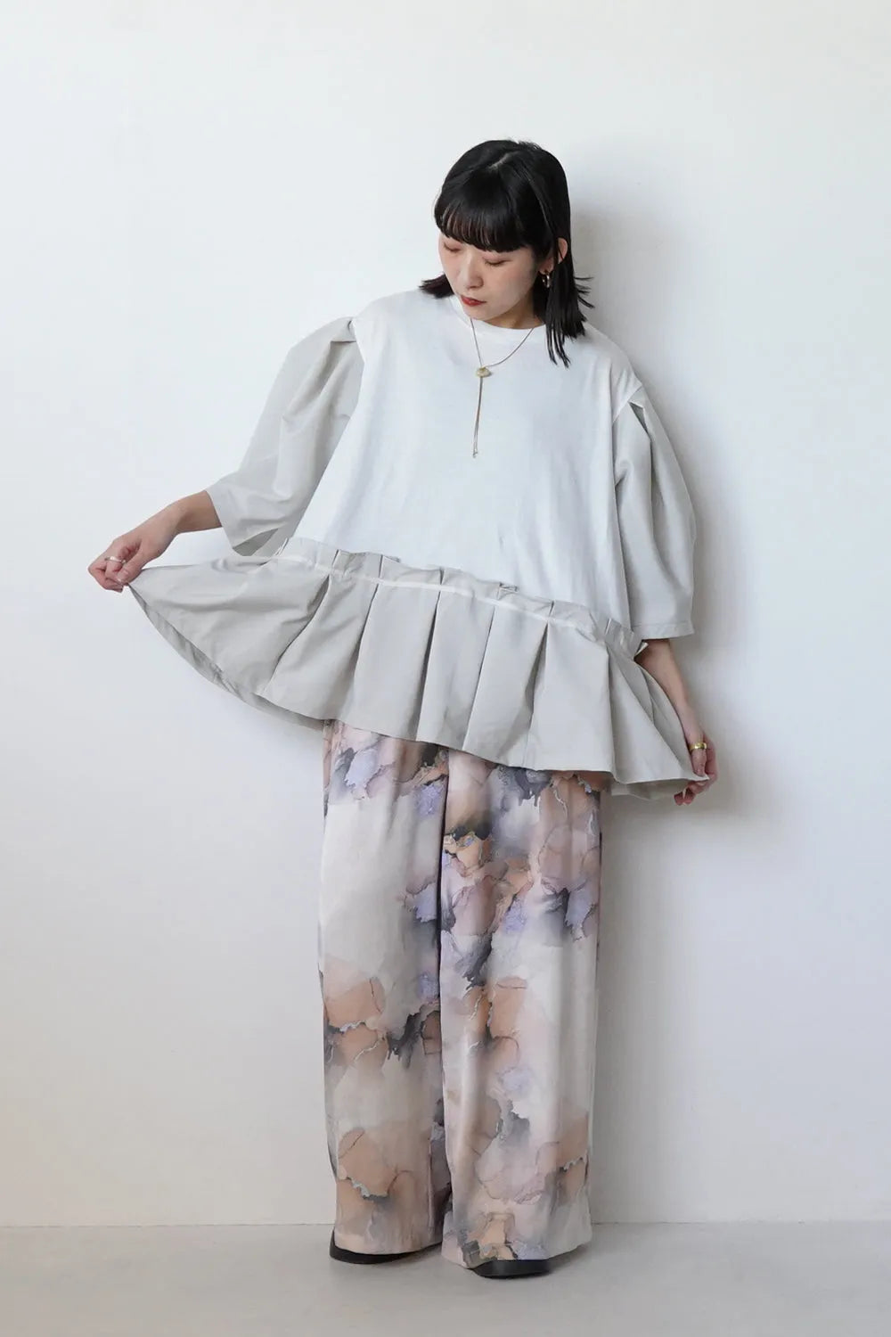 【nunuforme 】チェンジフリルTee