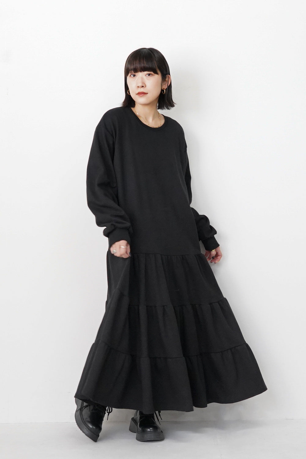 ティアードトレーナーワンピース – LILA & CITTA ONLINE SHOP