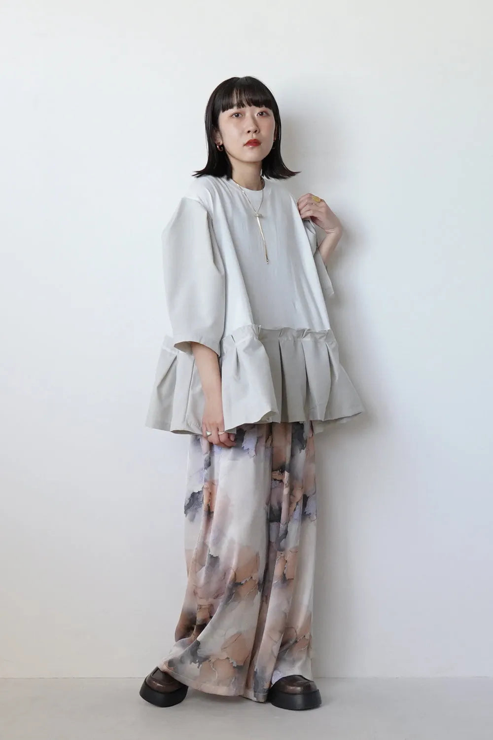 【nunuforme 】チェンジフリルTee