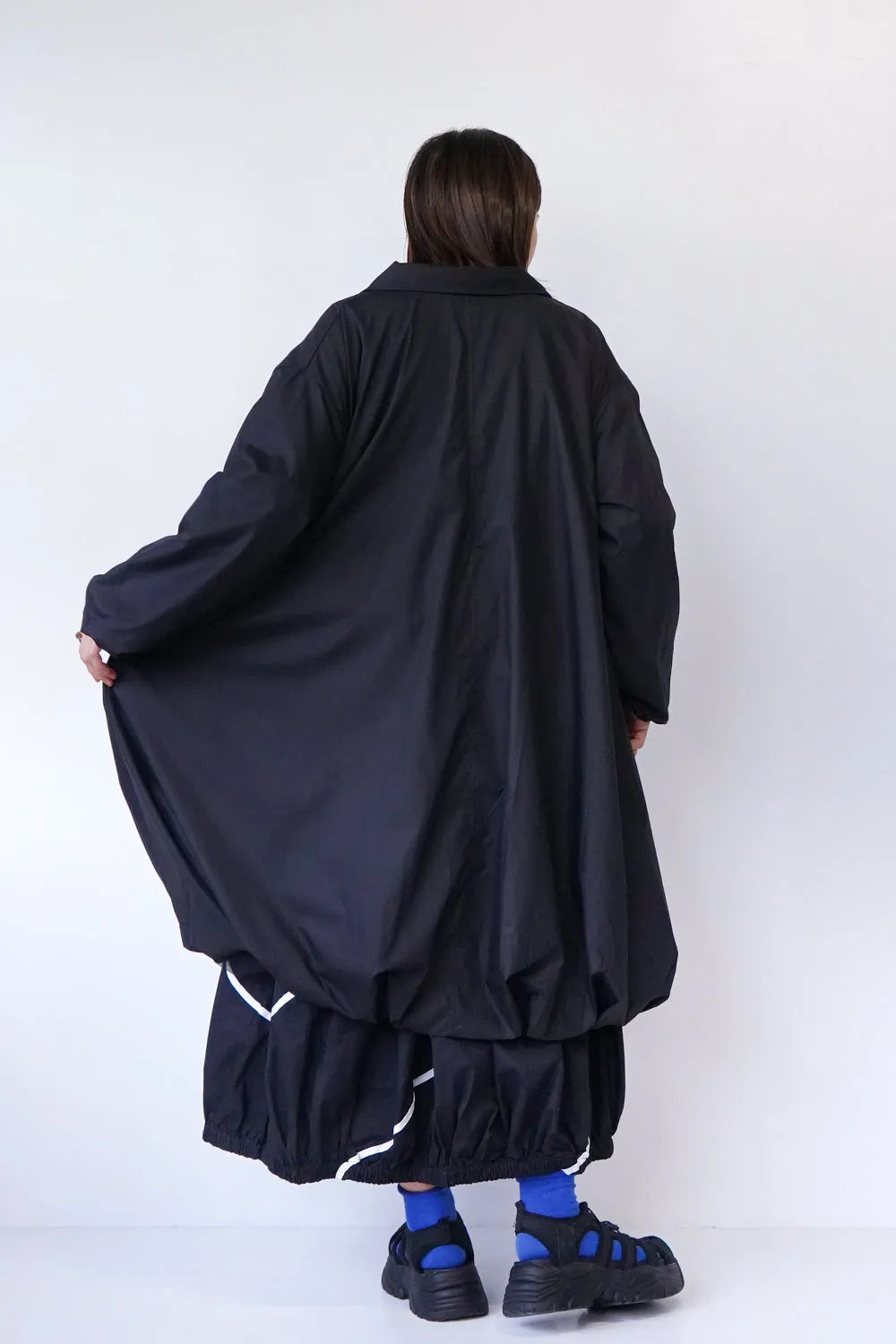 ジッパーバルーンワンピース