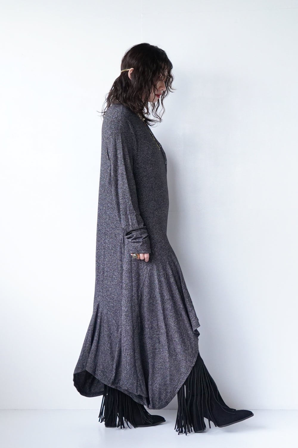 アシメ変形チュニックニットワンピース – LILA & CITTA ONLINE SHOP