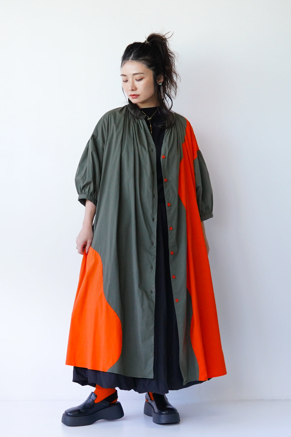 LILA n' citta】配色ワンピース – LILA & CITTA ONLINE SHOP