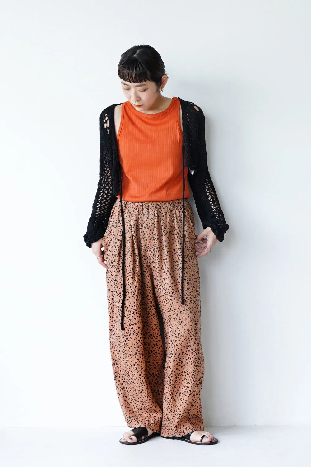 2タックワイドリネンパンツ