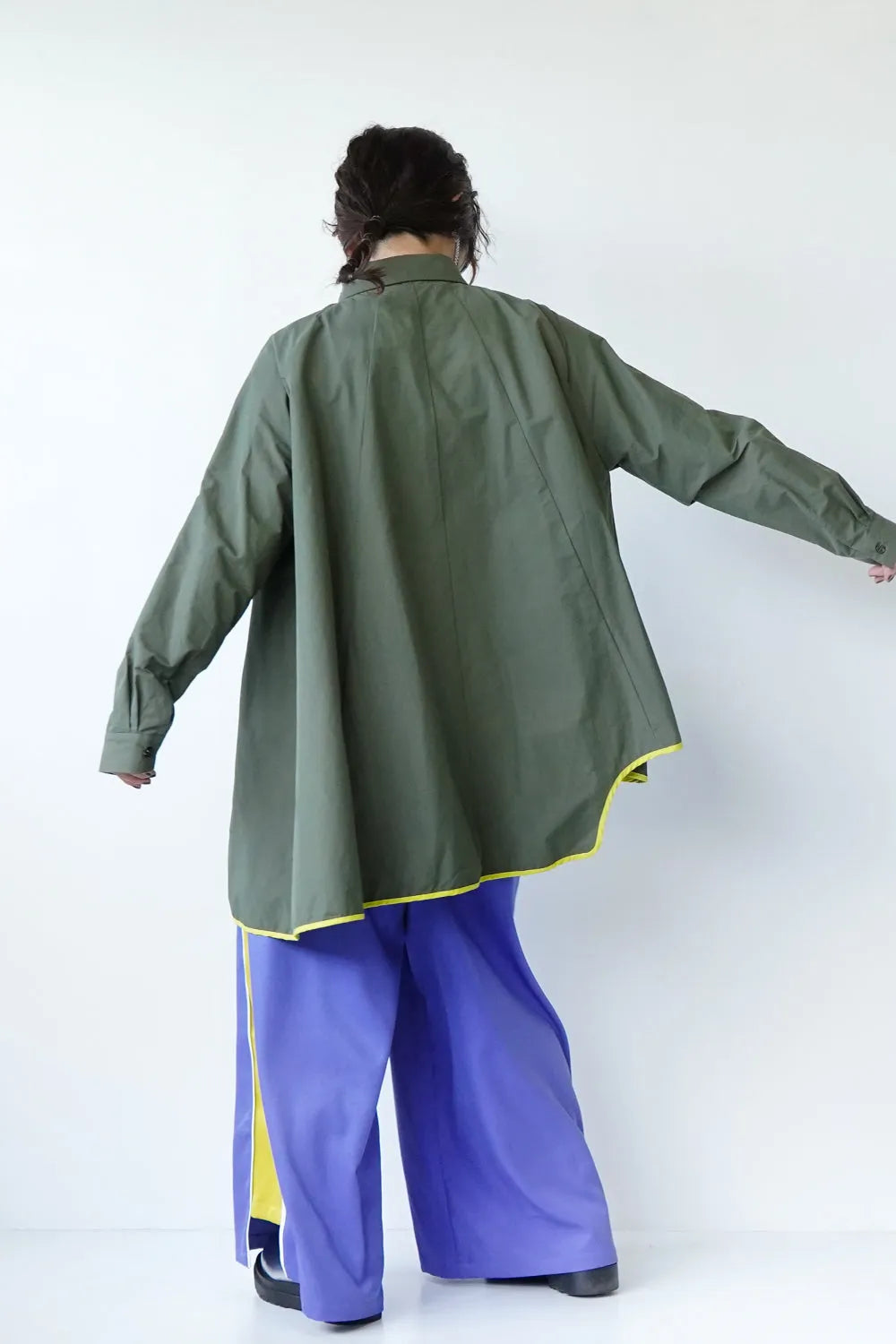 【LILA n’ citta】パイピングシャツジャケット