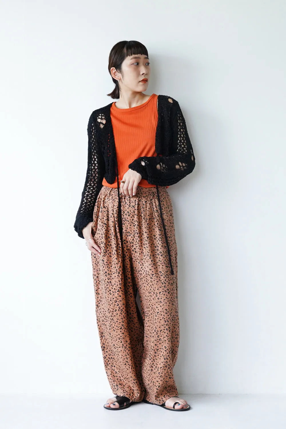 2タックワイドリネンパンツ