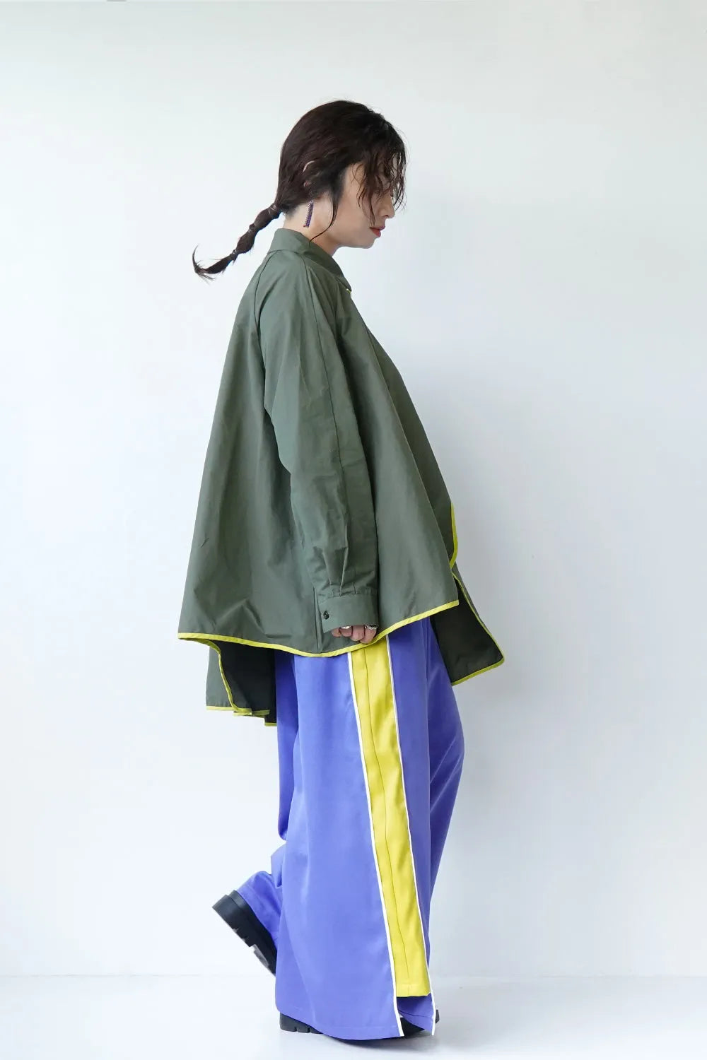 【LILA n’ citta】パイピングシャツジャケット