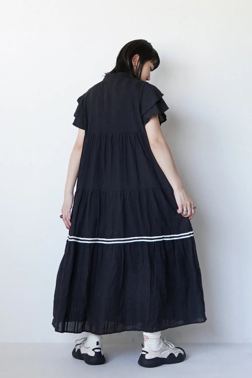 タッセルティアードワンピース