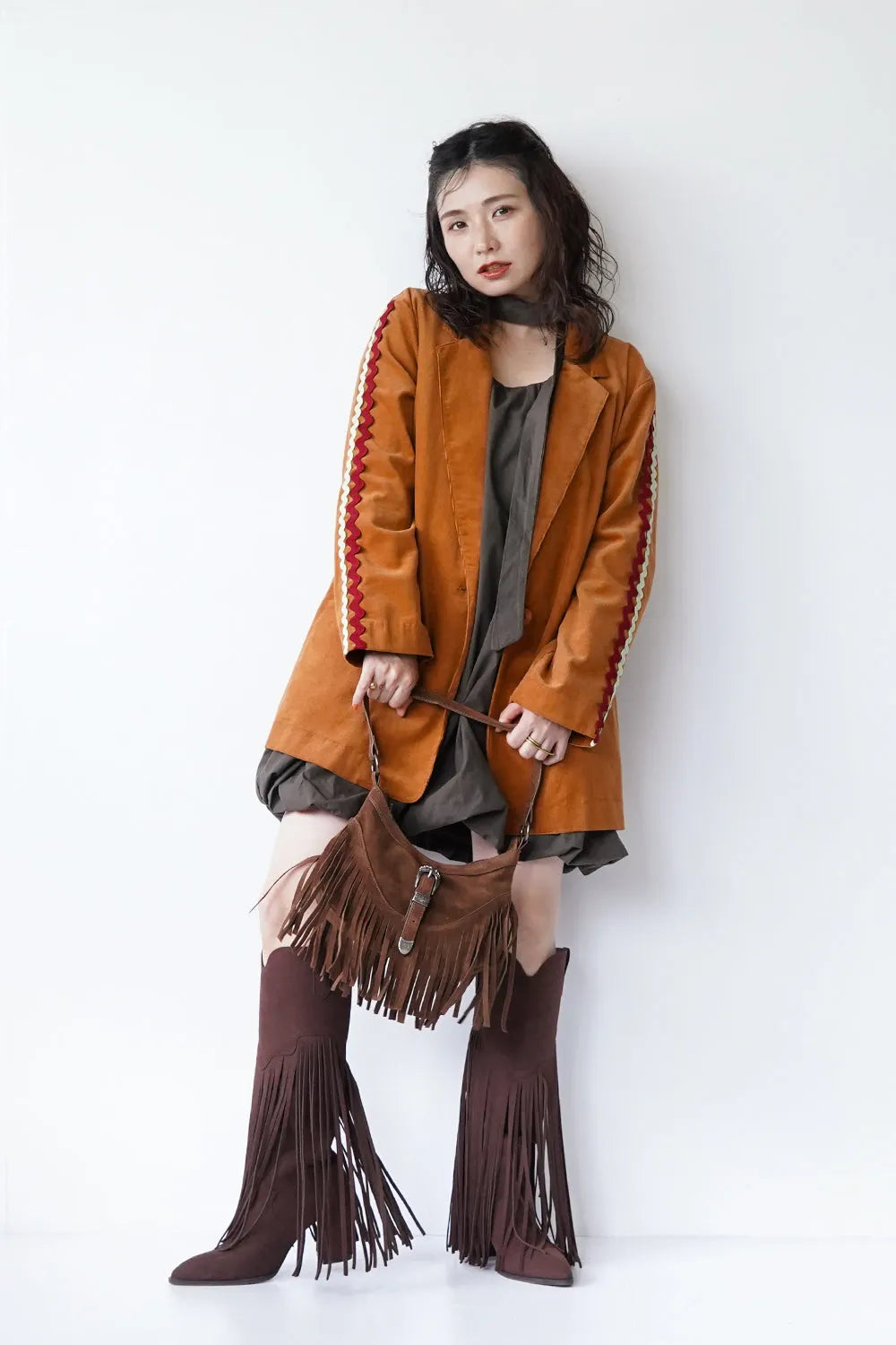 【LILA n’ citta】リックラックコーデュロイジャケット