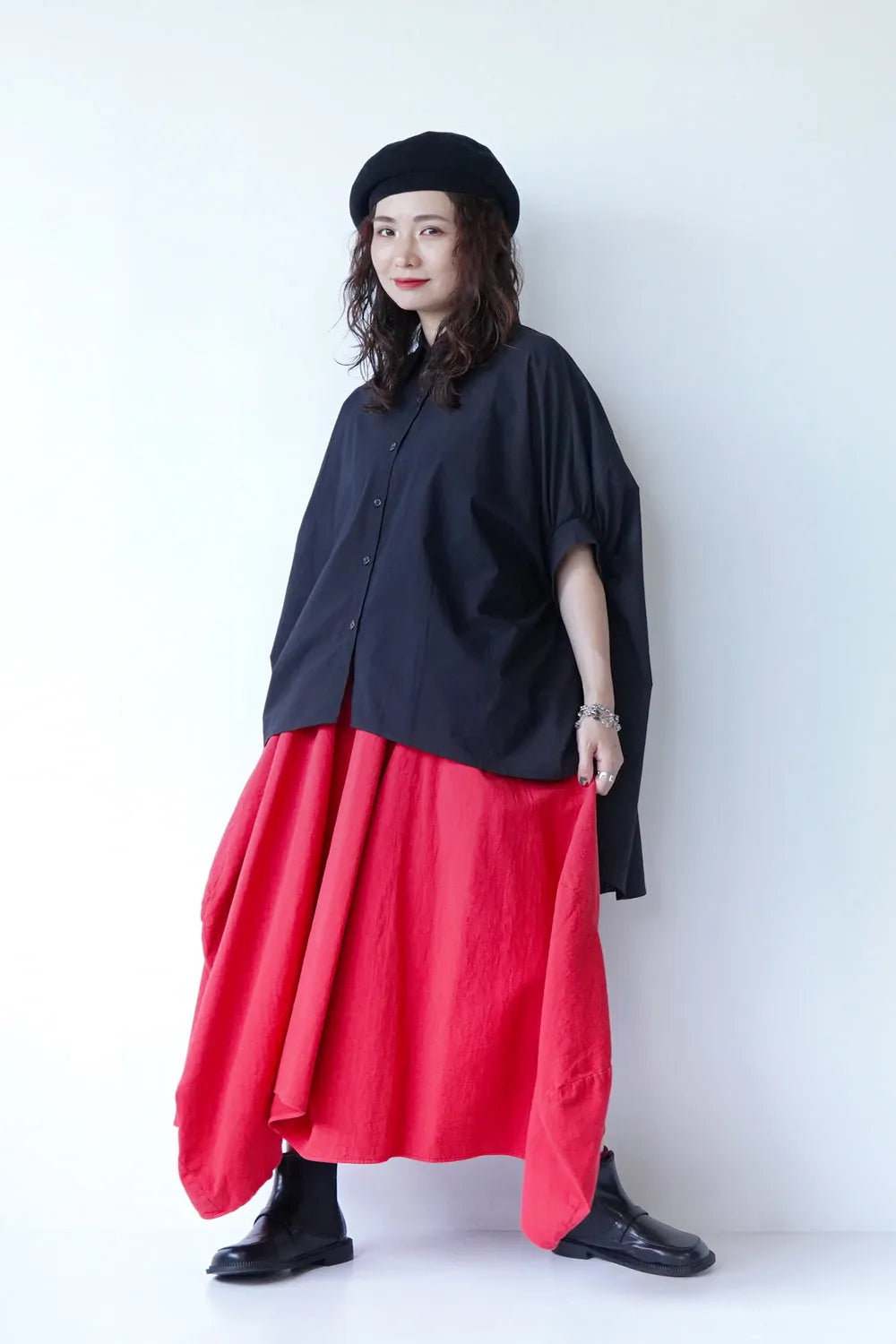 ドルマンコットンシャツ