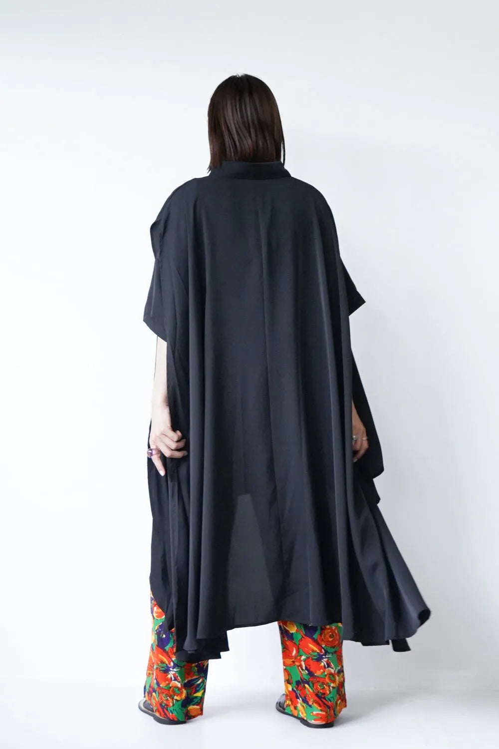 アシメカットビッグフレアシャツ