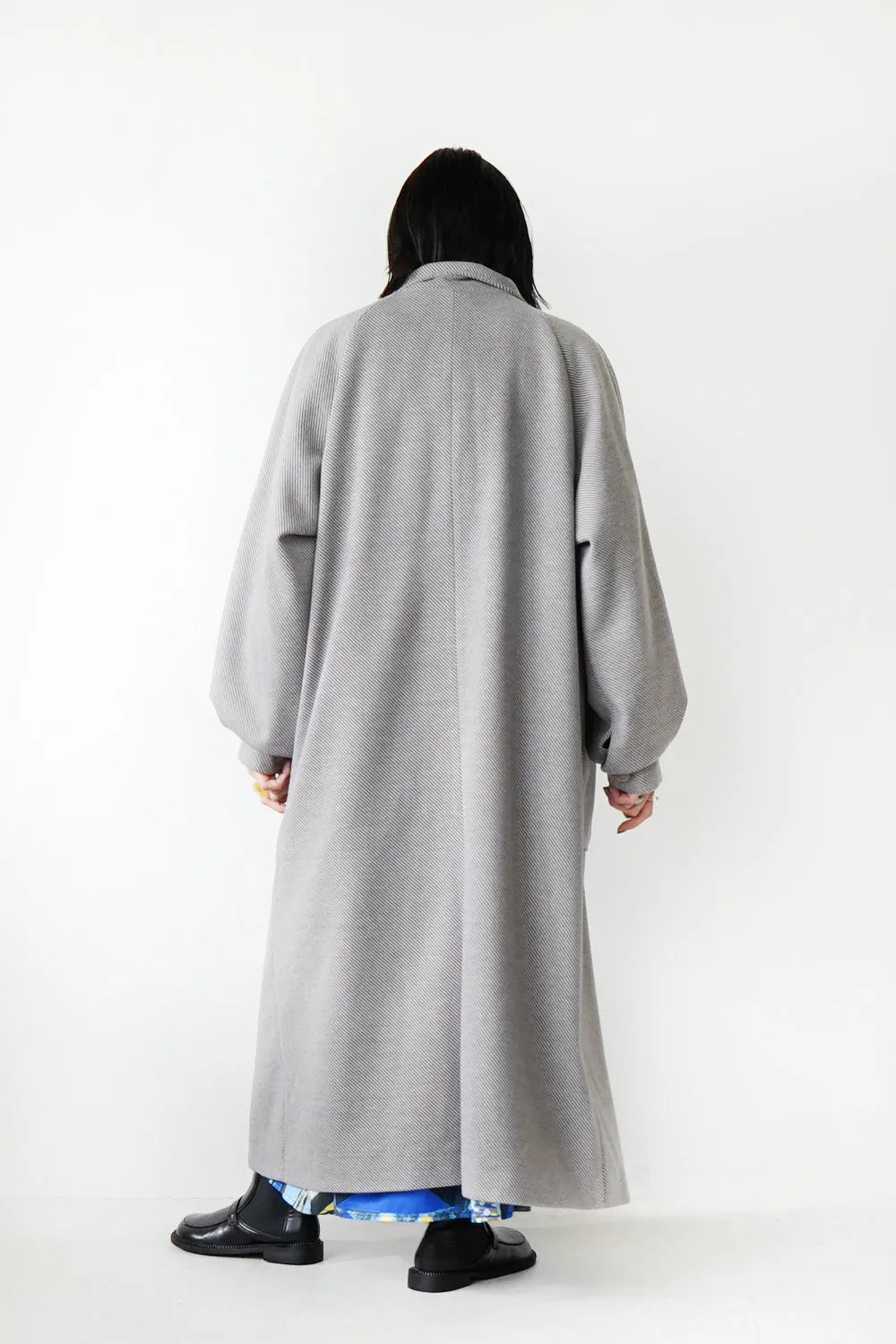 ななめダッフルロングコート