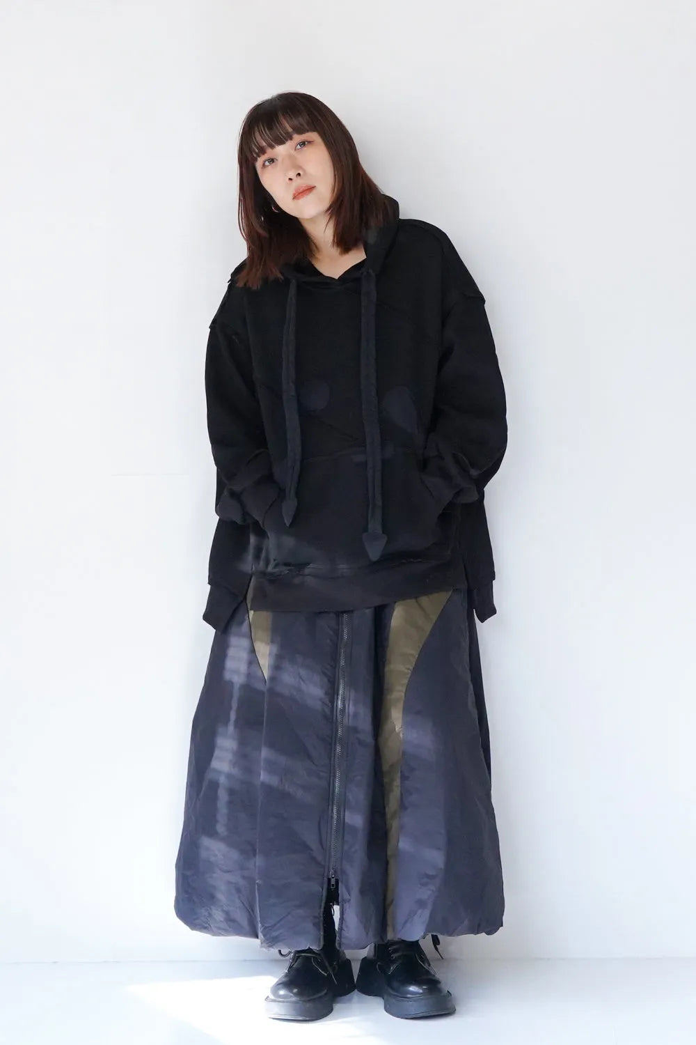 キルトパッチワークパーカ