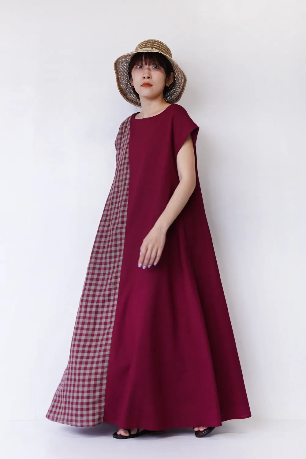 LILA n' citta】チェック切替リネンワンピース – LILA & CITTA ONLINE SHOP