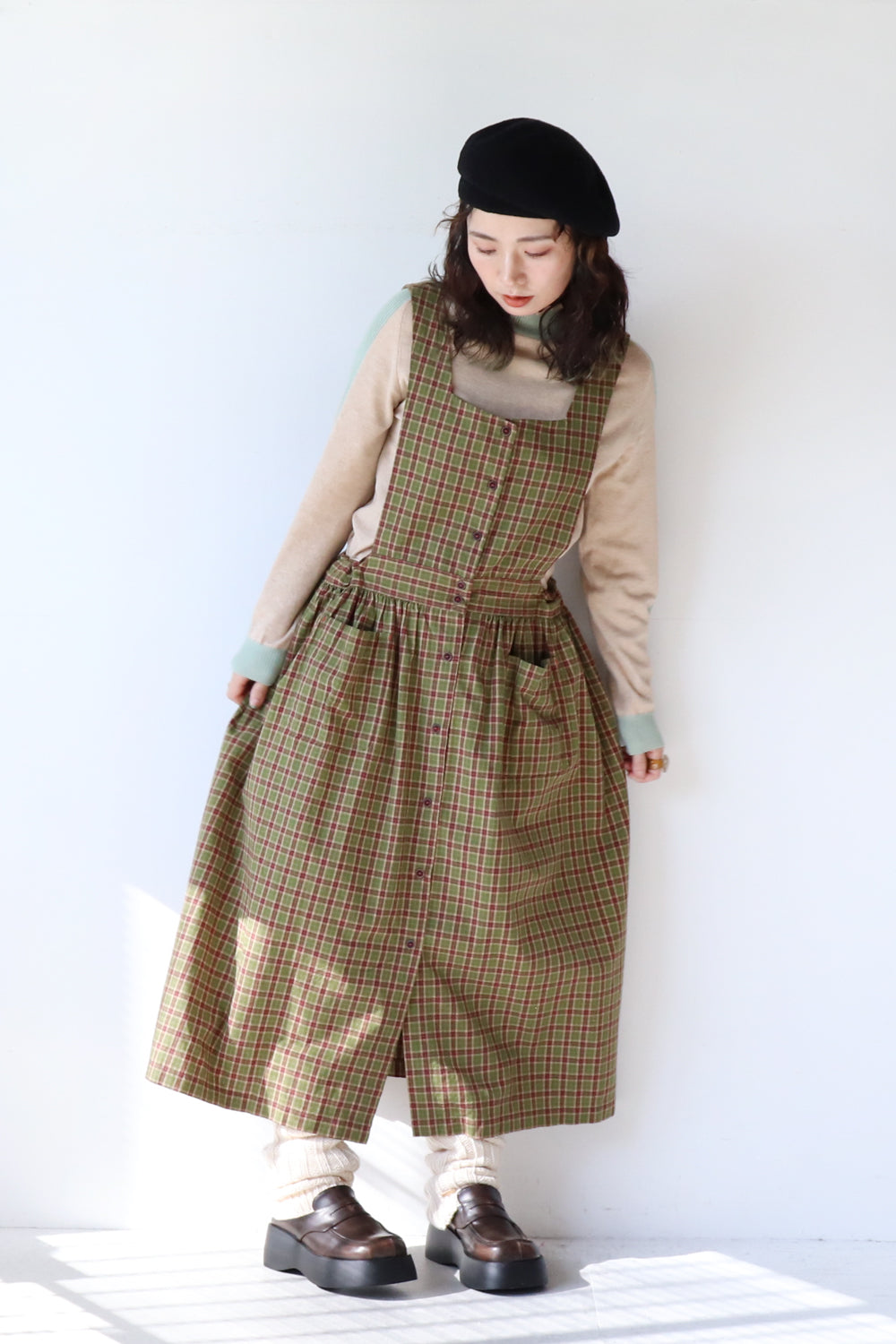 前後2wayチェック柄ジャンパースカート – LILA & CITTA ONLINE SHOP