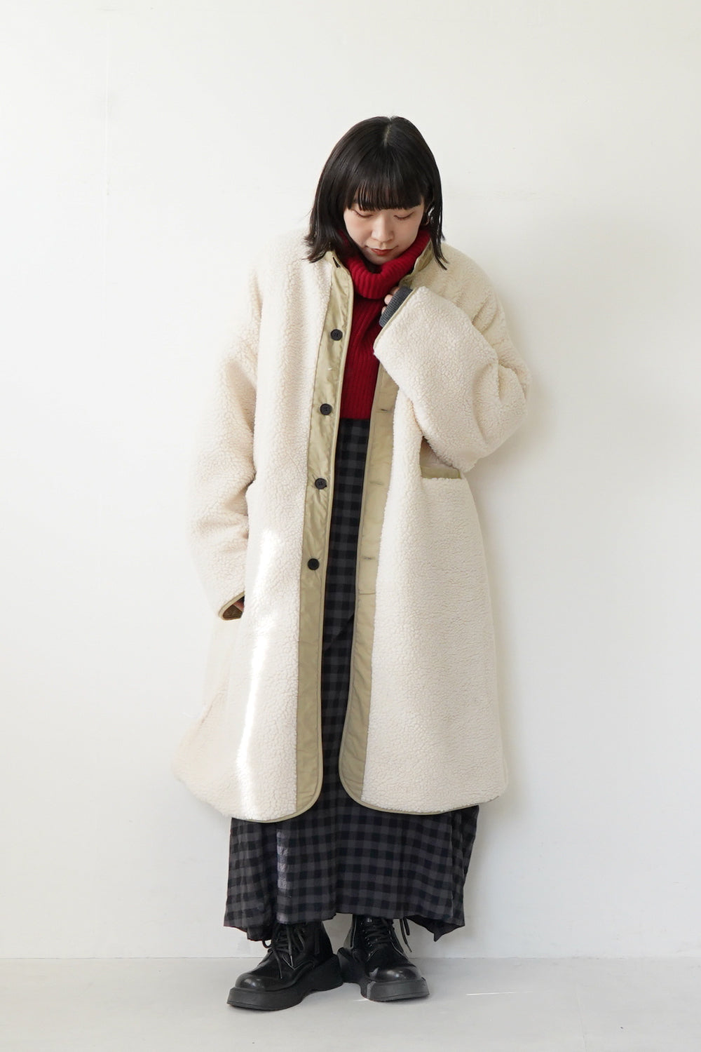 ボアリバーシブルライナーロングコート – LILA & CITTA ONLINE SHOP