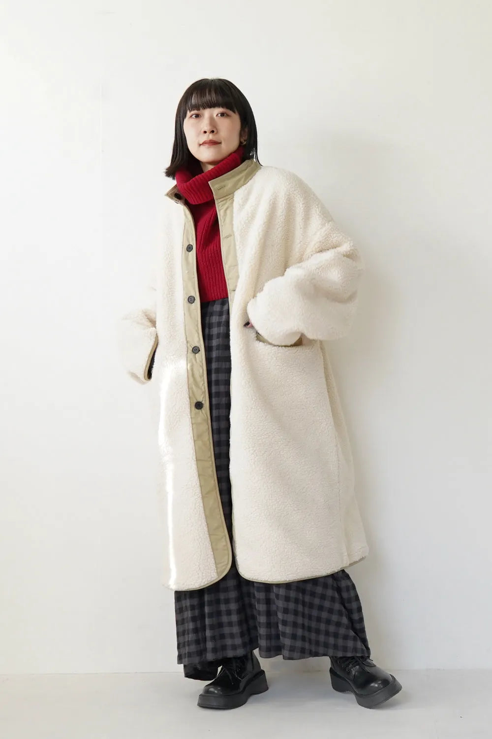 ボアリバーシブルライナーロングコート – LILA & CITTA ONLINE SHOP