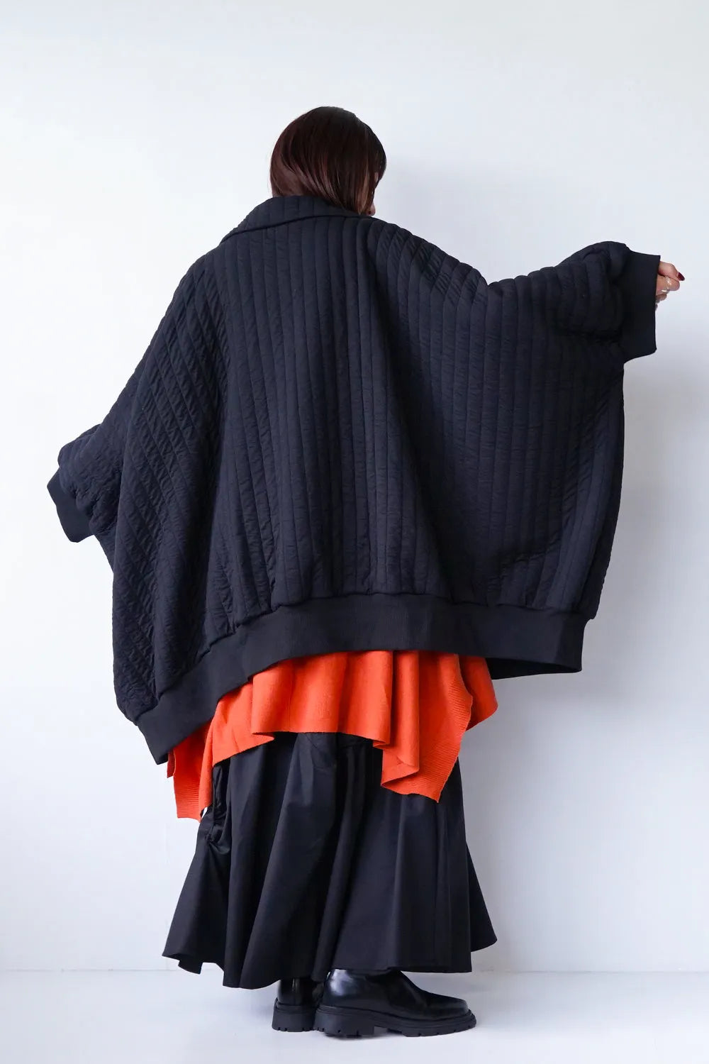 ハイネックドルマンビッグコート