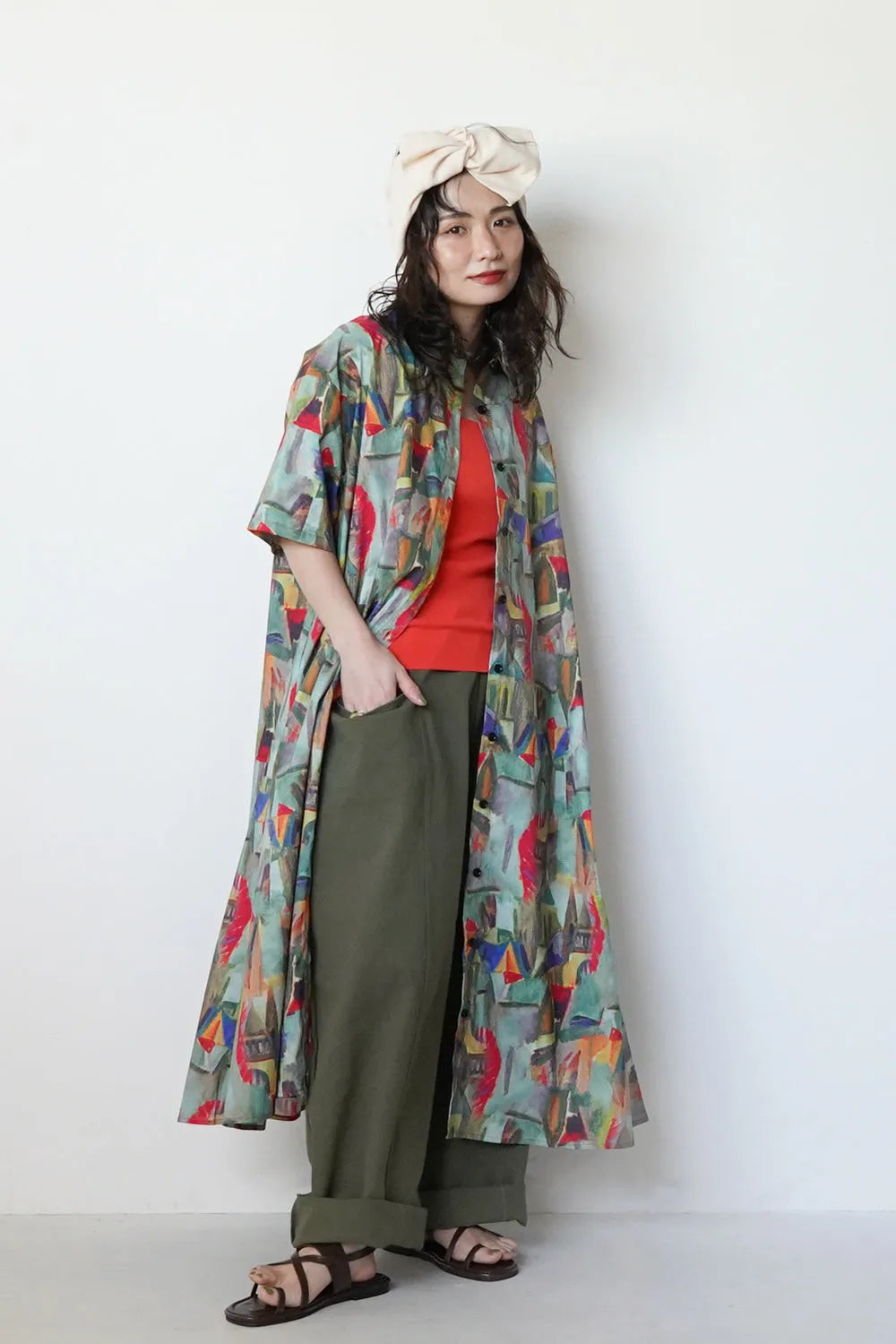 ビッグポケットコットンパンツ