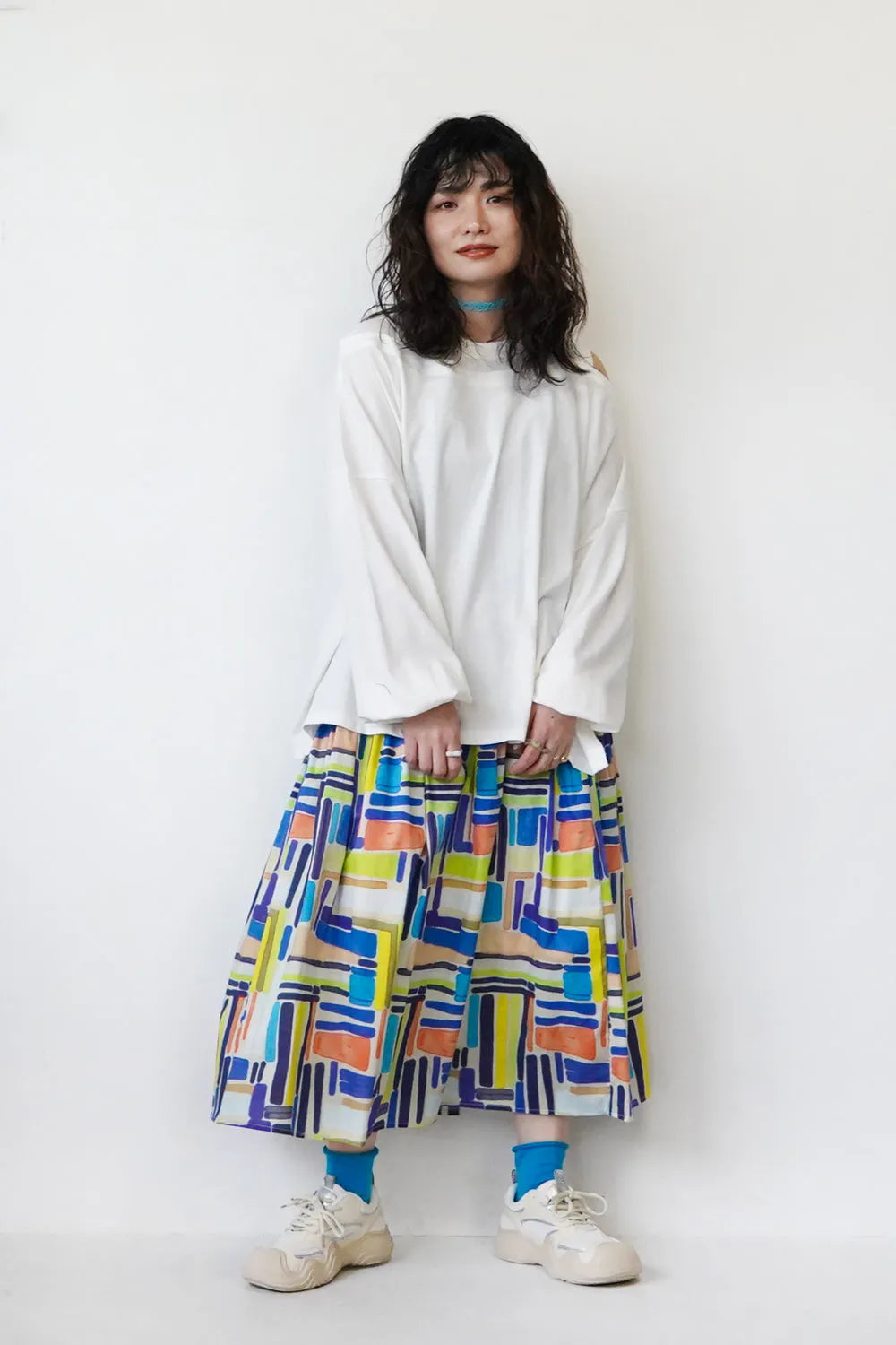 ワンショルオープンカットソー