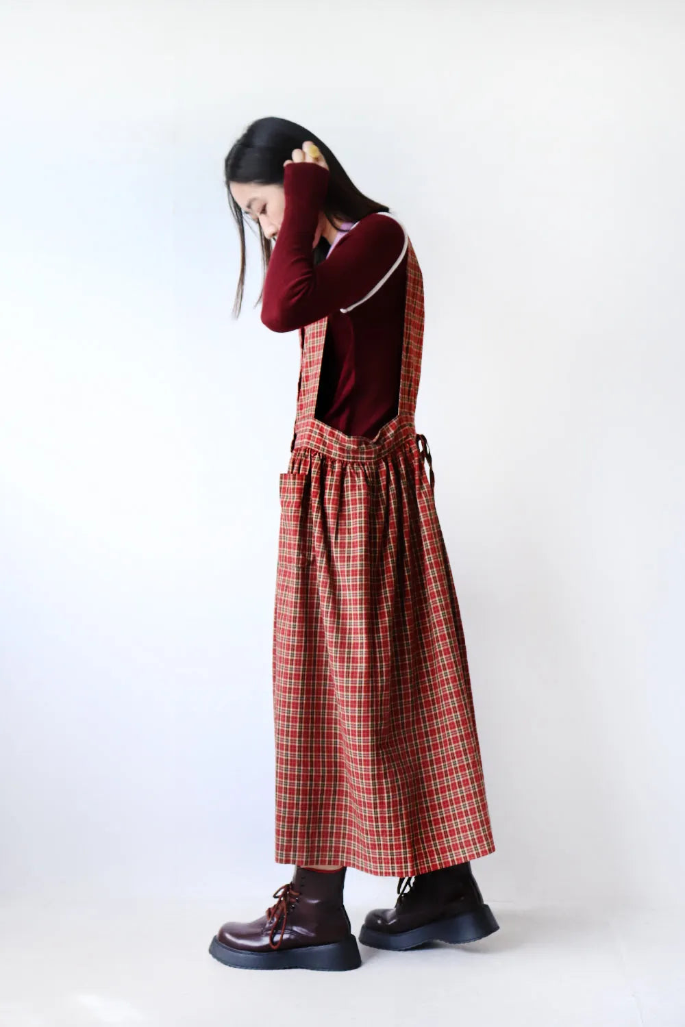 前後2wayチェック柄ジャンパースカート – LILA & CITTA ONLINE SHOP