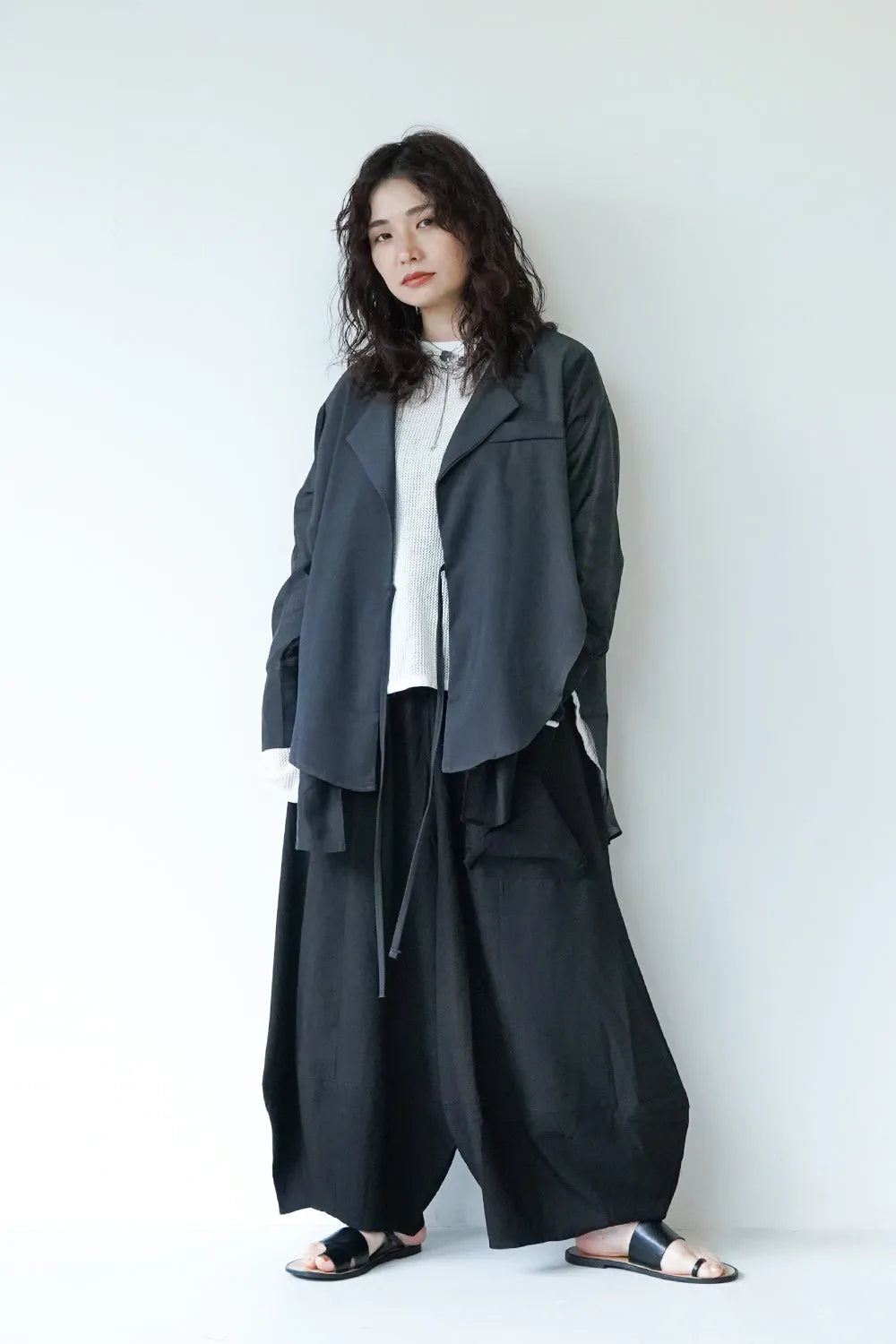 メッシュシアールーズカットソー