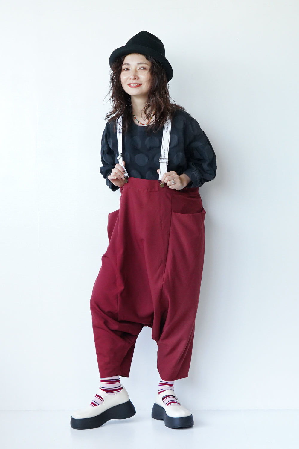 nunuforme サルエルサロペット nunuforme】サルエルサロペット – LILA & CITTA ONLINE SHOP