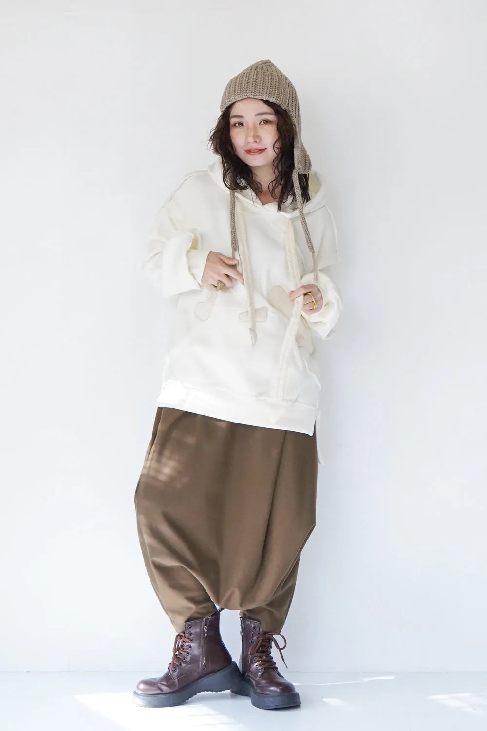 キルトパッチワークパーカ